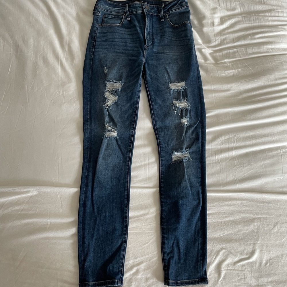 Abercrombie high rise skinny jean